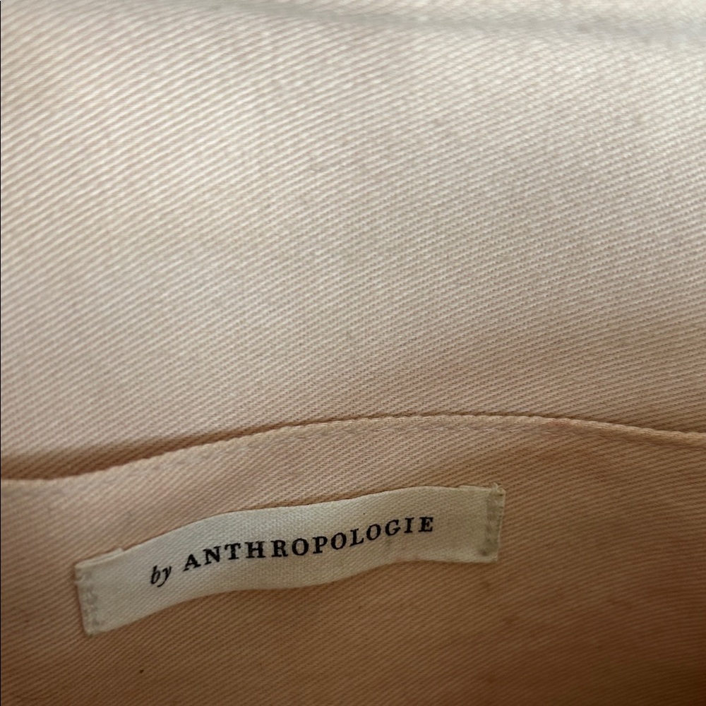Anthropologie Cream Beaded Shoulder Bag - Picture 10 of 11
